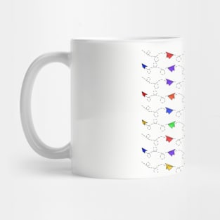 Rainbow Paper Planes Mug